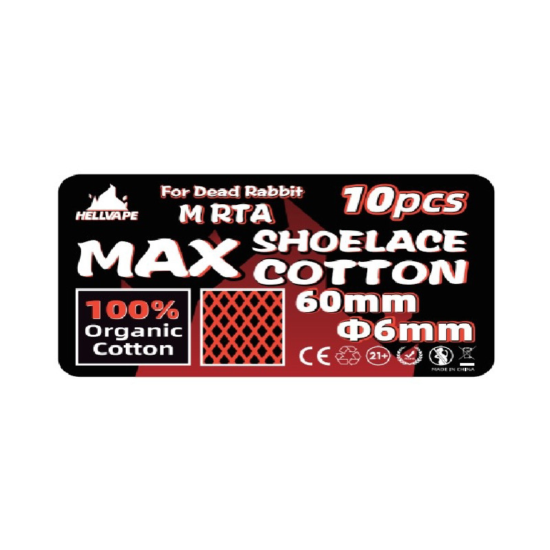 Cotton MAX pour Dead Rabbit M RTA - Hellvape