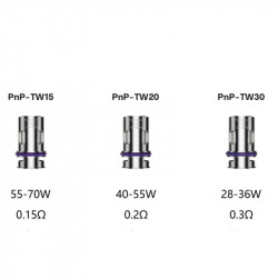 Résistances PnP-TW par 5 - VooPoo