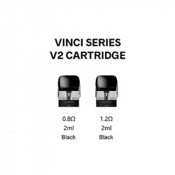 Cartouche 0.8Ω / 1.2Ω pour Vinci Pod V2 par 3 - VooPoo