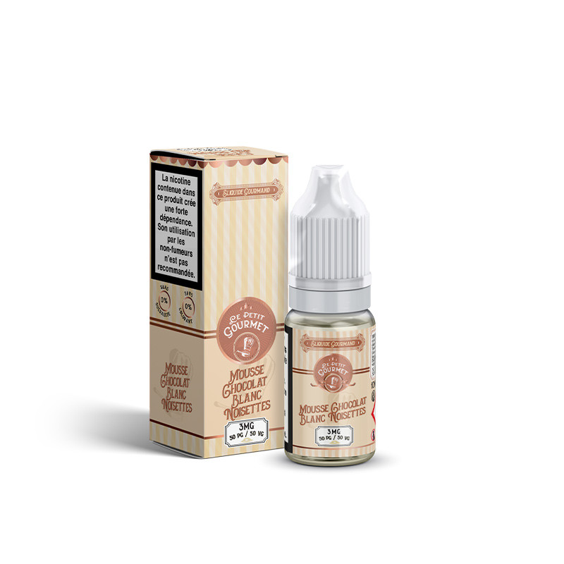 Mousse Chocolat Blanc Noisettes 10ml - Le Petit Gourmet