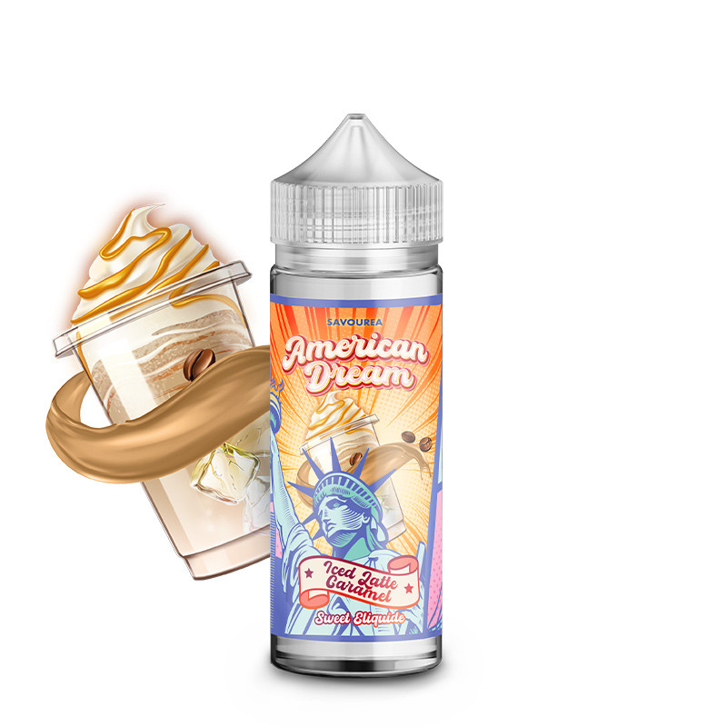 Iced Latte Caramel 100ml - American Dream