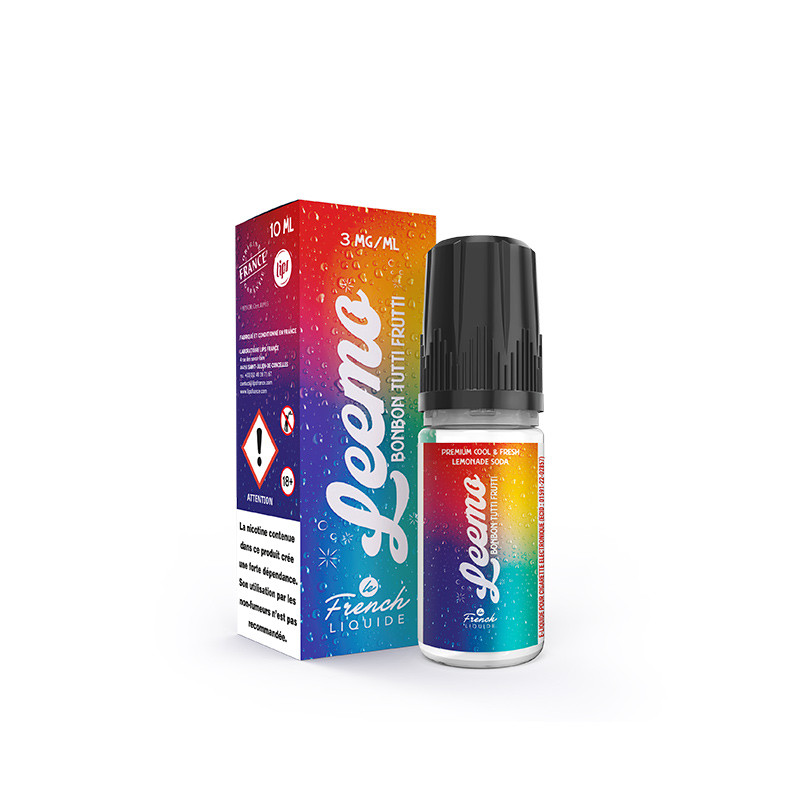 E-liquide LEEMO Bonbon Tutti Frutti 10 ml - e-liquide goût bonbon