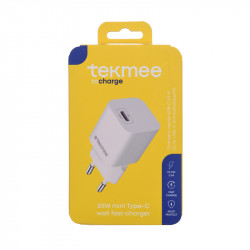 Mini Chargeur Secteur 20W charge rapide - Tekmee