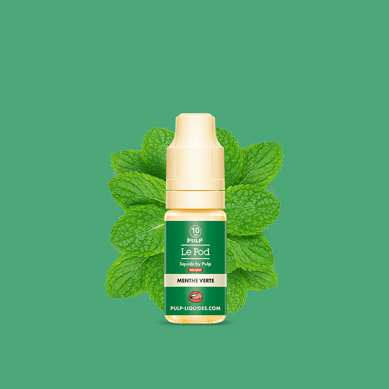 Menthe Verte 10ml - Le Pod Liquide by Pulp