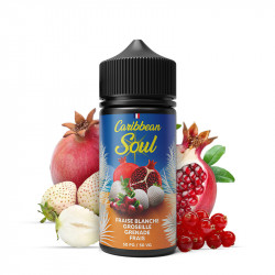 Fraise Blanche Groseille Grenade 100ml - Caribbean Soul