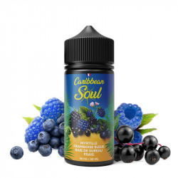 Myrtille Framboise Bleue Baie de Sureau 100ml - Caribbean Soul