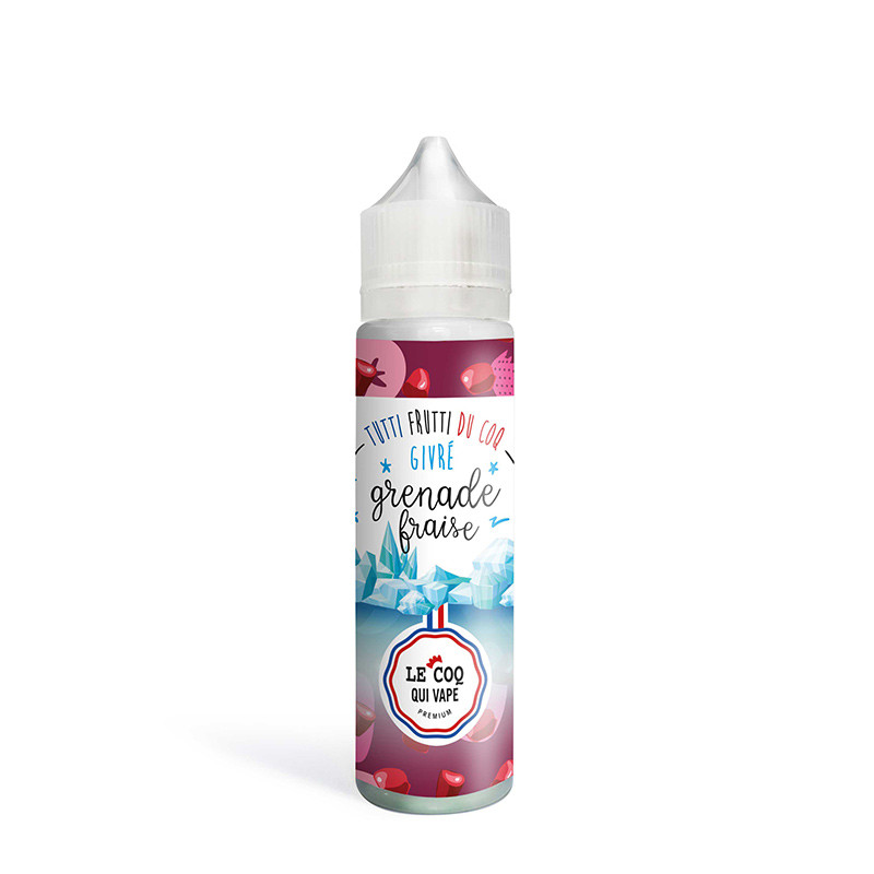 Grenade Fraise Givré 50ml - Le Coq Tutti Frutti