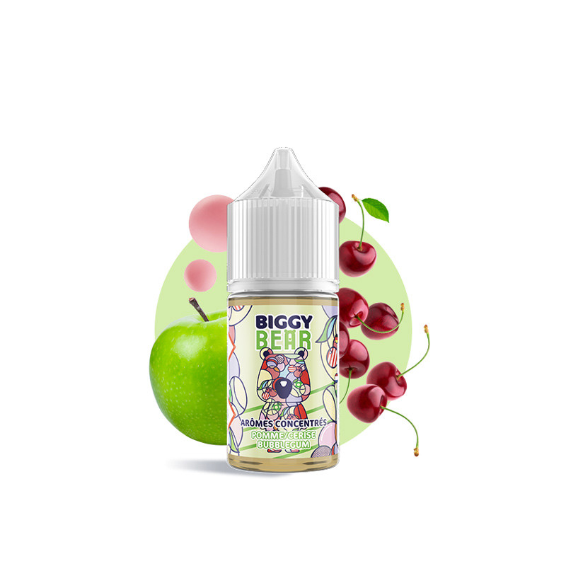 Concentré pomme cerise Bubble Gum 30ml - Biggy Bear