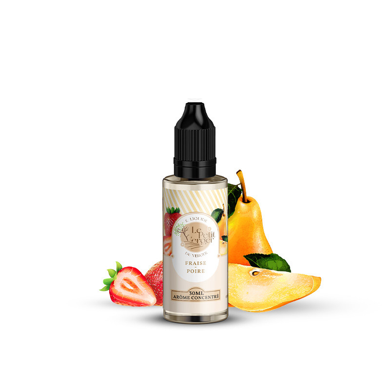 Concentré Fraise Poire 30ml - Le Petit Verger