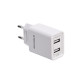 Prise Secteur 2 ports USB 2.4A - Tekmee