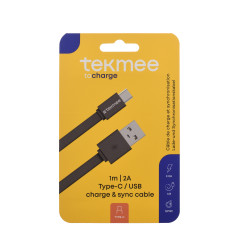 Câble USB vers Type-C Fast Charge 2A / 1m - Tekmee