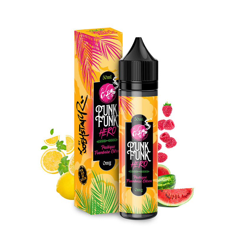 Pastèque Framboise Citron 50ml - Punk Funk Hero