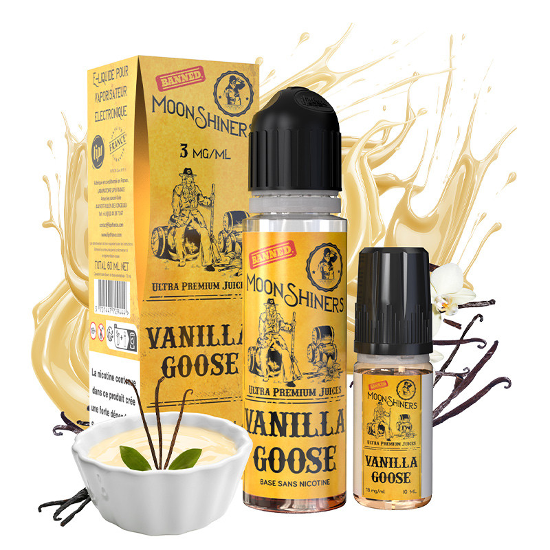 Vanilla Goose 50ml + Booster 10ml - Moonshiners