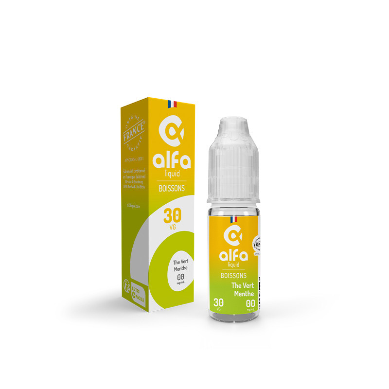 Thé Vert Menthe 10ml - Alfaliquid