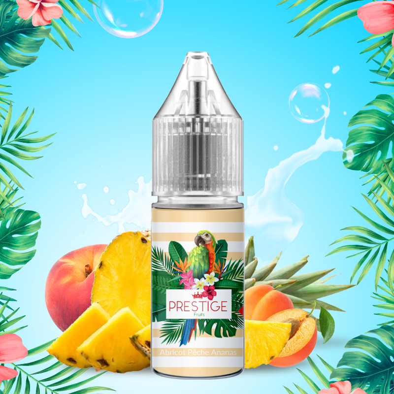 Abricot Pêche Ananas 10ml - NicSalt - Prestige Fruit