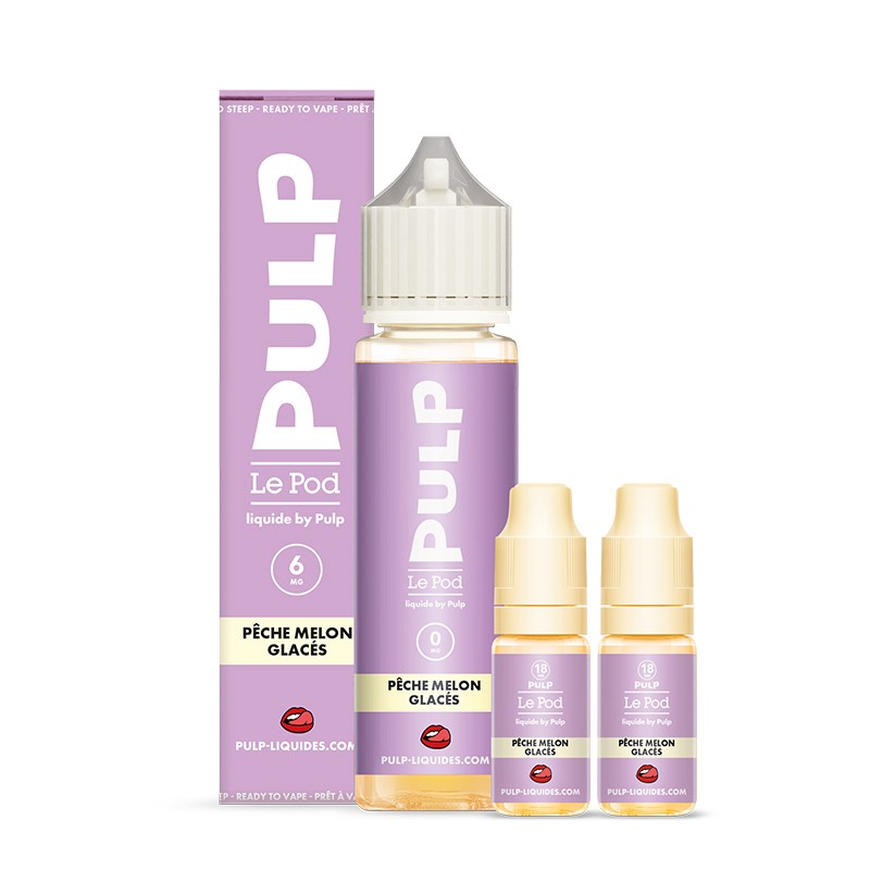 Pack Pêche Melon 60ml - Pulp