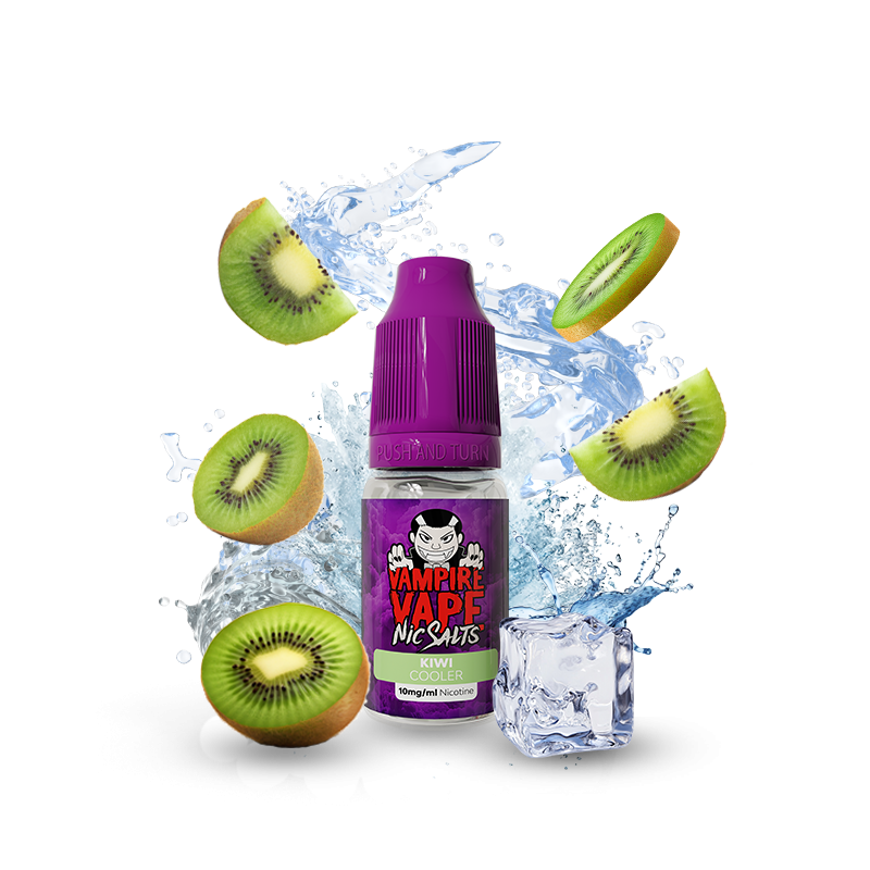 Kiwi Cooler 10ml - NicSalts - Vampire Vapes