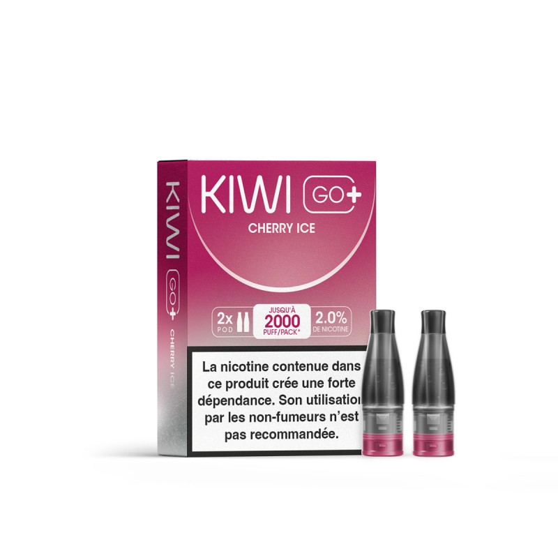 Cartouches Kiwi Go+ 20mg par 2 - Nouvelles Saveurs - Kiwi Vapor