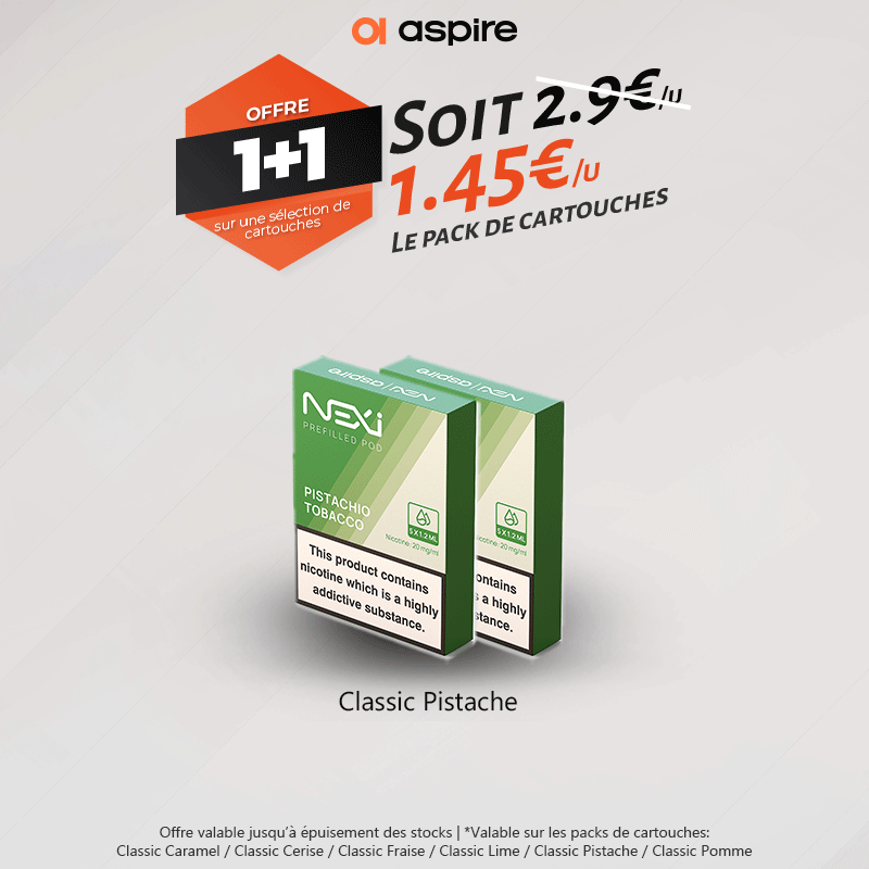Cartouches pour Nexi One - Aspire