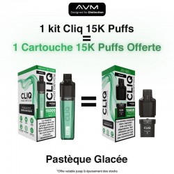 Cliq 15K Puffs - Pastèque Glacée - AVM