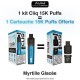 Cliq 15K puffs - Myrtille Glacée - AVM
