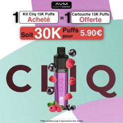 Cliq 15K puffs - Framboise Cassis - AVM