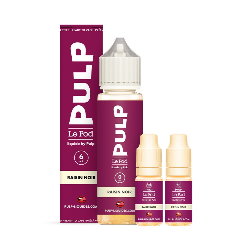 Pack Raisin Noir 60ml - Le Pod Liquide by Pulp