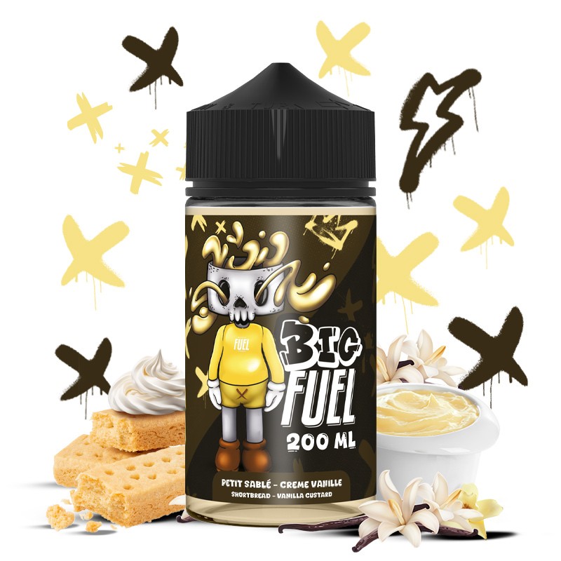 Petit Sablé - Crème Vanille 200ml 0mg BIG FUEL - Maison Fuel