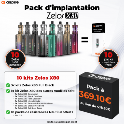 Pack d'implantation Zelos X80 - Aspire