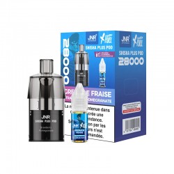 Cartouche Shisha Plus 28K + 1x10ml 20mg - JNR X FIGHTER FUEL