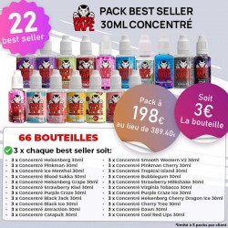 Pack Best sellers Concentrés 30 ml - Vampire Vape
