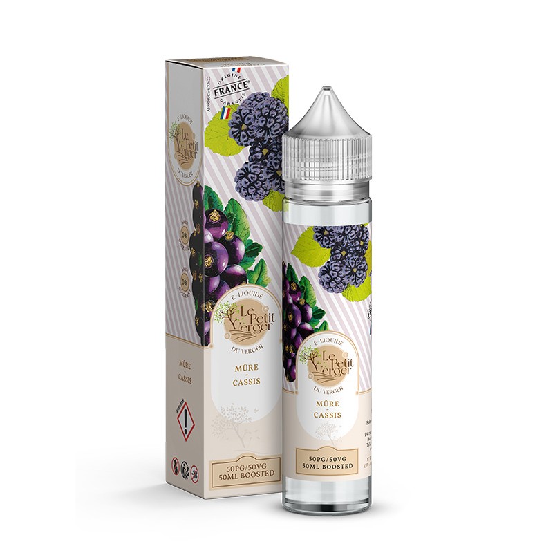 Mûre Cassis 50ml - Le Petit Verger - Savourea - 0mg