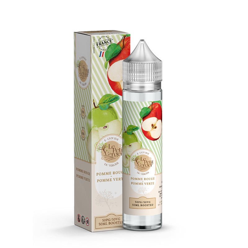 Pomme Rouge Pomme Verte 50ml - Le Petit Verger - Savourea - 0mg