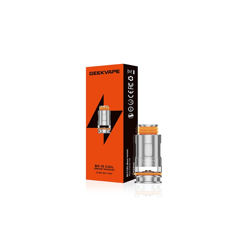 Résistances B series Boost Version 0.15Ω par 5 - Geekvape