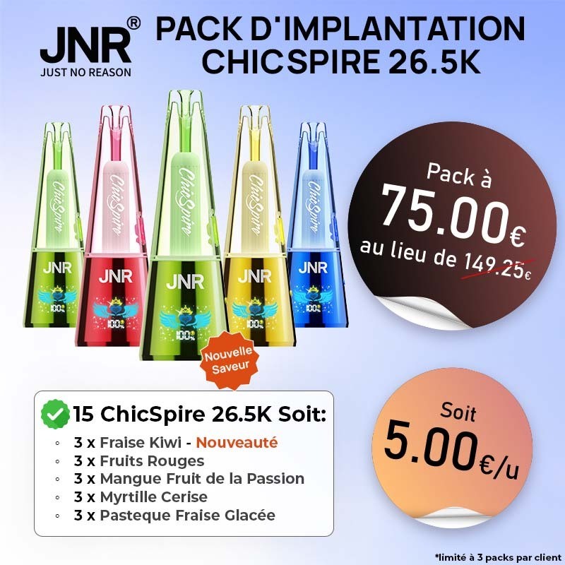 Pack implantation Chicspire 26.5K - JNR