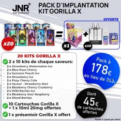 Kit Gorilla X + 2x10ml - 20mg - JNR
