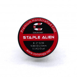 HandCrafted Coils Staple Alien par lot de 10 - Coilology