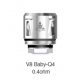 Résistances Q4 pour TFV8 Baby Par 5 - Smoktech