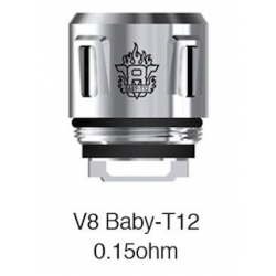 Résistances V8 Baby T12 par 5 - Smoktech