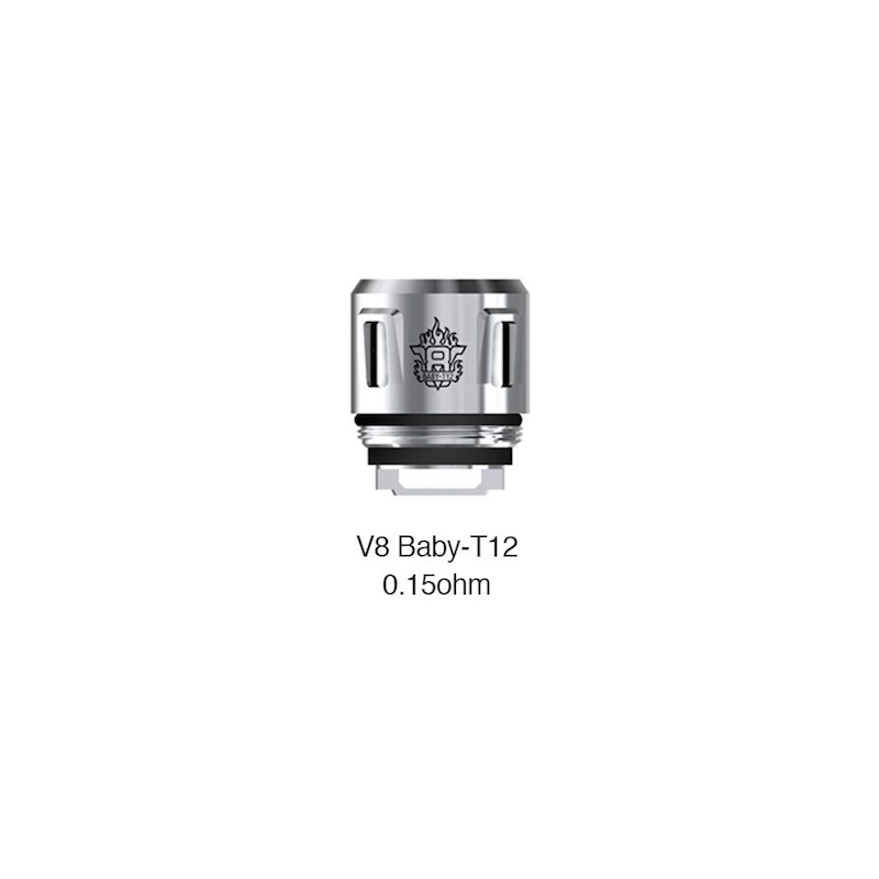 Résistances V8 Baby T12 par 5 - Smoktech