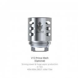 Résistances TFV12 Prince Mesh par 3 - Smoktech