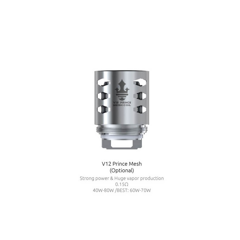 Résistances TFV12 Prince Mesh par 3 - Smoktech